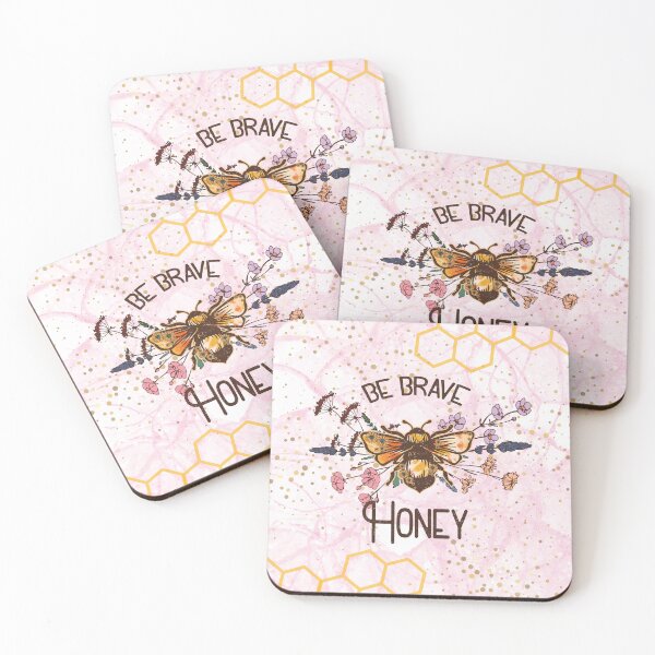 Item preview, Be Brave Honey Bee On Spring Flowers designed and sold by DigitalPie.