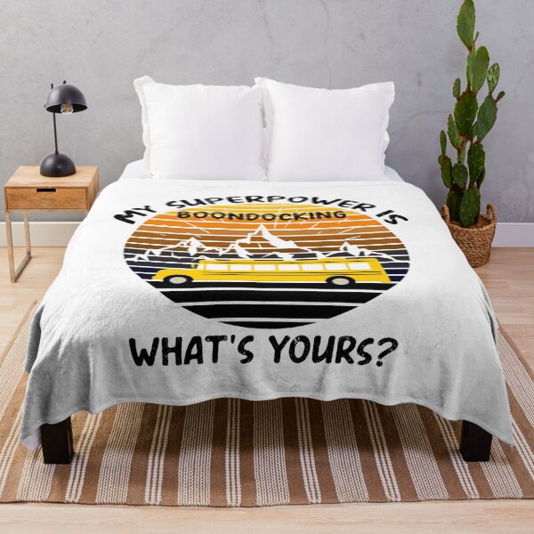 Item preview, Skoolie Off-Grid My Superpower Is Boondocking - What's Yours? designed and sold by thewildskoolie.