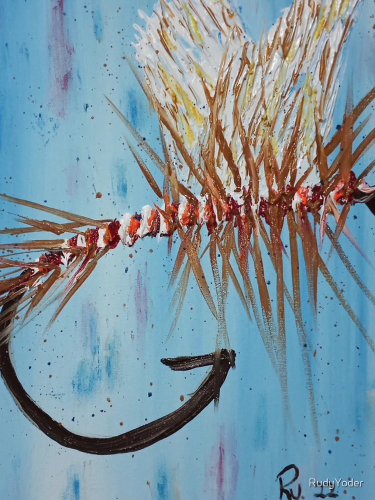 Thumbnail 4 of 4, iPhone Case, Fishing  Fly #1 designed and sold by RudyYoder.