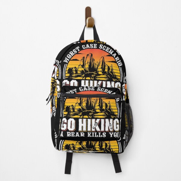Item preview, GO HIKING WORST SCENARIO designed and sold by Axeel.art.