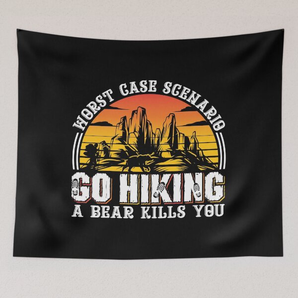Item preview, GO HIKING WORST SCENARIO designed and sold by Axeel.art.