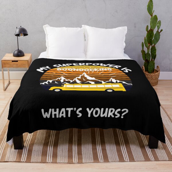 Item preview, Skoolie Off-Grid My Superpower Is Boondocking - What's Yours? For dark colors designed and sold by thewildskoolie.