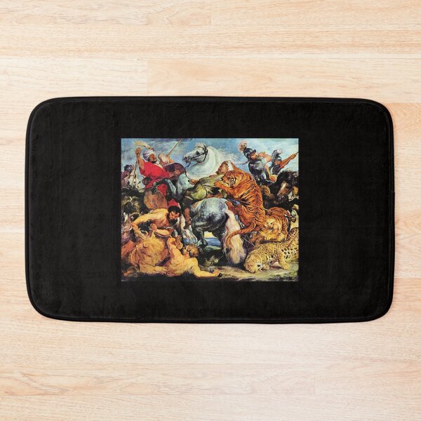 Item preview, 'Lion And Tiger Hunting' by Rubens (Reprint) designed and sold by Classic Visions Gallery.