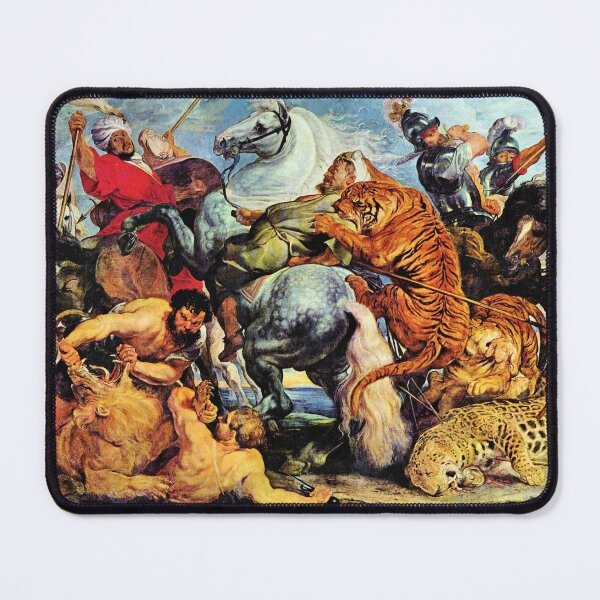 Item preview, 'Lion And Tiger Hunting' by Rubens (Reprint) designed and sold by Classic Visions Gallery.