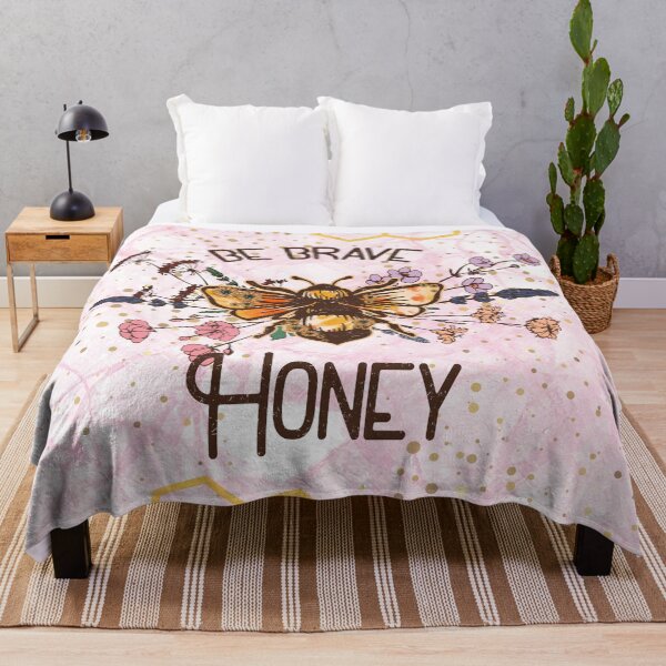 Item preview, Be Brave Honey Bee On Spring Flowers designed and sold by DigitalPie.