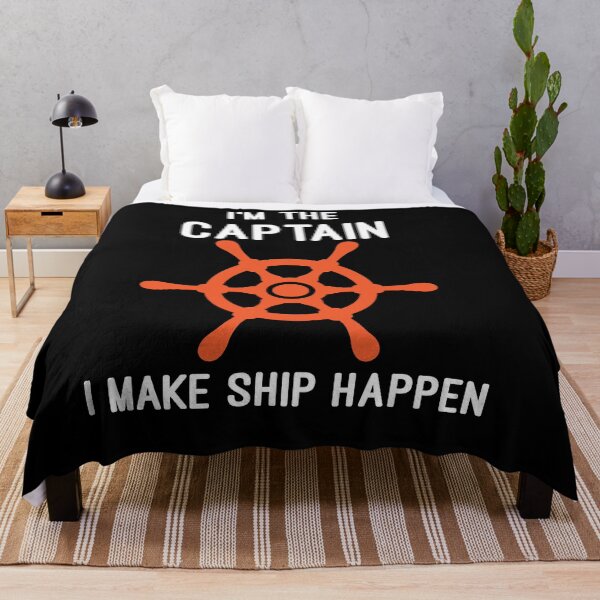 Item preview, i'm the captain i make ship happen designed and sold by Fislux.