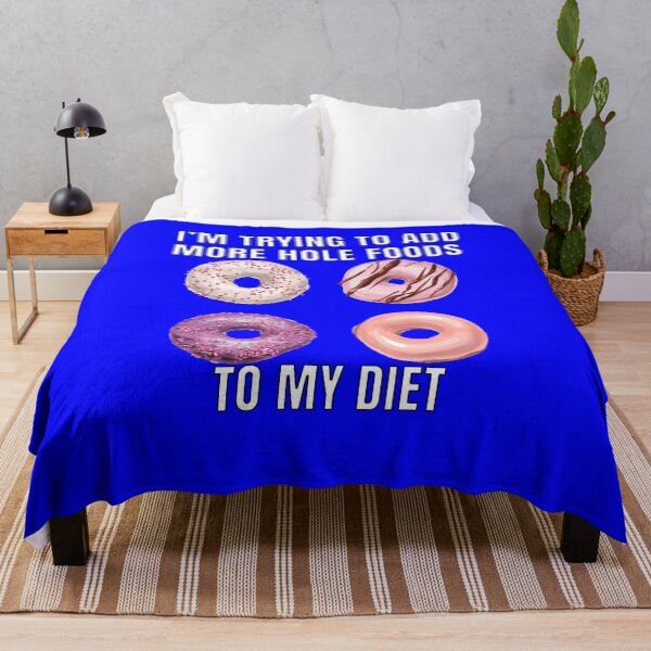 Item preview, Funny Donut Pun Humor I'm Trying To Add More Hole Foods To My Diet designed and sold by fantasticdesign.