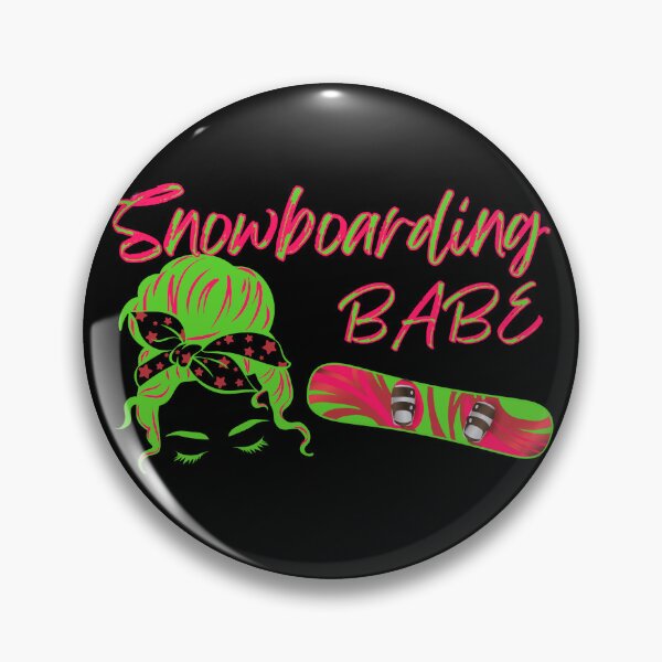 Item preview, Snowboarding Babe,Messy Bun Boarder, Snow Board Life designed and sold by Rally-Girl.