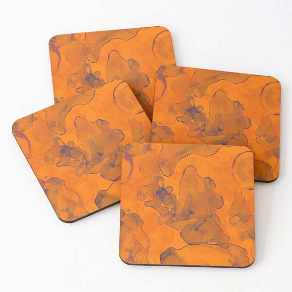 Item preview, Abstract fluid orange illustration  designed and sold by Mashusha-art.