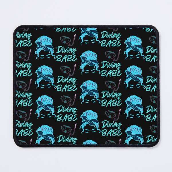 Item preview, Messy Bun Diving Babe, Diver Girls, Scuba Diver  designed and sold by Rally-Girl.