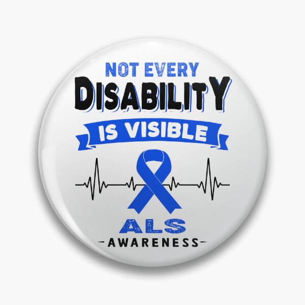 Item preview, ALS Awareness - Not Every Disability Is Visible designed and sold by RidnerStore.