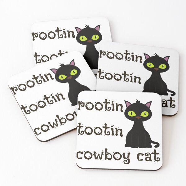 Item preview, rootin tootin cowboy cat designed and sold by earth wings.