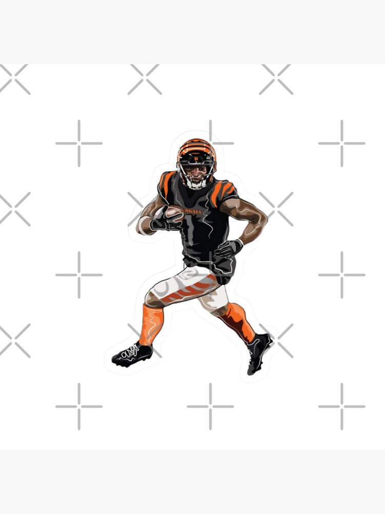 Ja'Marr Chase Orange Bengals Jersey - #1 Kids T-Shirt for Sale by djstagge