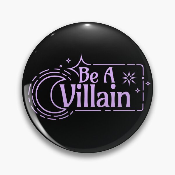 Item preview, Be A Villain (Lilac on BLK) designed and sold by Caffinatedkitti.