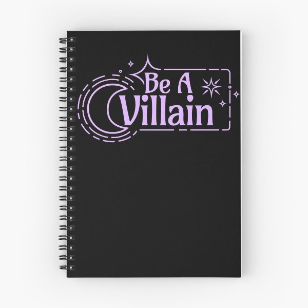 Item preview, Be A Villain (Lilac on BLK) designed and sold by Caffinatedkitti.