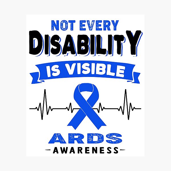Item preview, ARDS Awareness - Not Every Disability Is Visible designed and sold by RidnerStore.