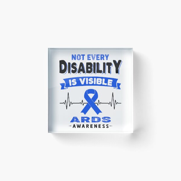 Item preview, ARDS Awareness - Not Every Disability Is Visible designed and sold by RidnerStore.