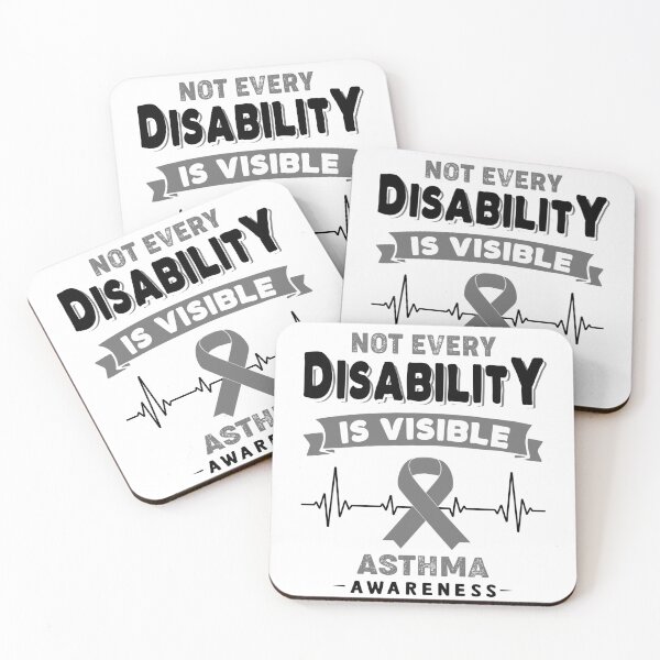 Item preview, Asthma Awareness - Not Every Disability Is Visible designed and sold by RidnerStore.