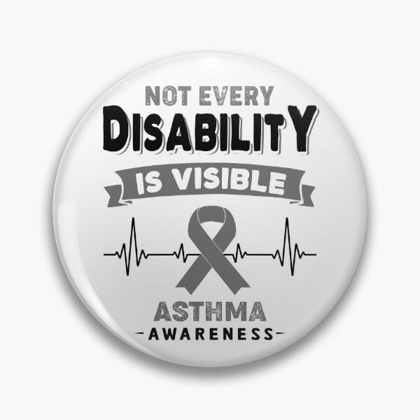 Item preview, Asthma Awareness - Not Every Disability Is Visible designed and sold by RidnerStore.