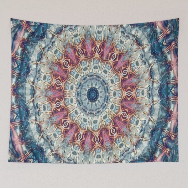 Item preview, Serenity Knit Mandala in Fall designed and sold by MediaArtbyMara.