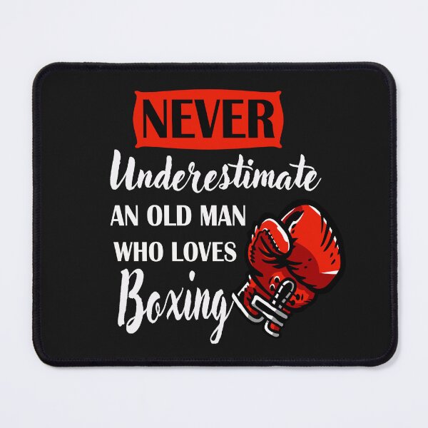 Item preview, Never Underestimate An Old Man Who Loves Boxing designed and sold by adeleqo.