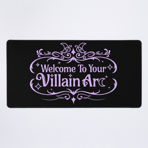 Item preview, Welcome to Your Villain Arc (Lilac on BLK) designed and sold by Caffinatedkitti.