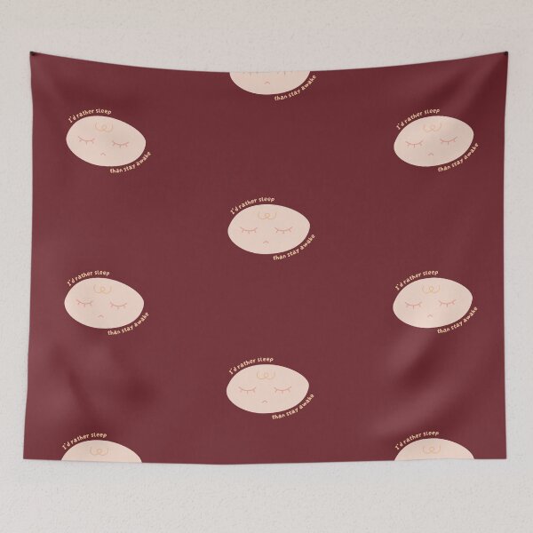 Item preview, I'd Rather Sleep Than Stay Awake (Warm) designed and sold by lexa-jpg.