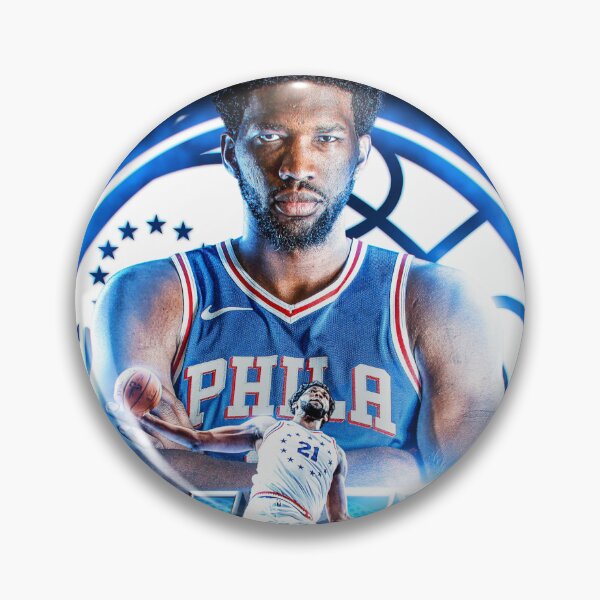 Aperçu de l'œuvre MVP Joel Embiid Philadelphie Sports Art créée et vendue par JRSportsGraphics.