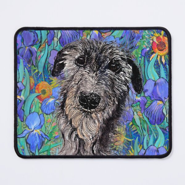 Item preview, Rufus in a bed of flowers designed and sold by printsisters.