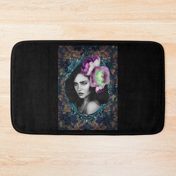 Item preview, Violet and green Flower Eclectic Modern contemporary fine Artwork Portrait  designed and sold by SeanGay7367491.