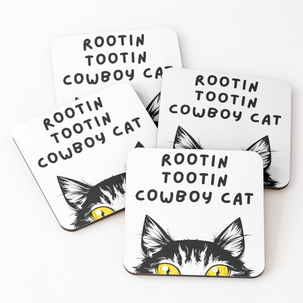Item preview, rootin tootin cowboy cat designed and sold by earth wings.
