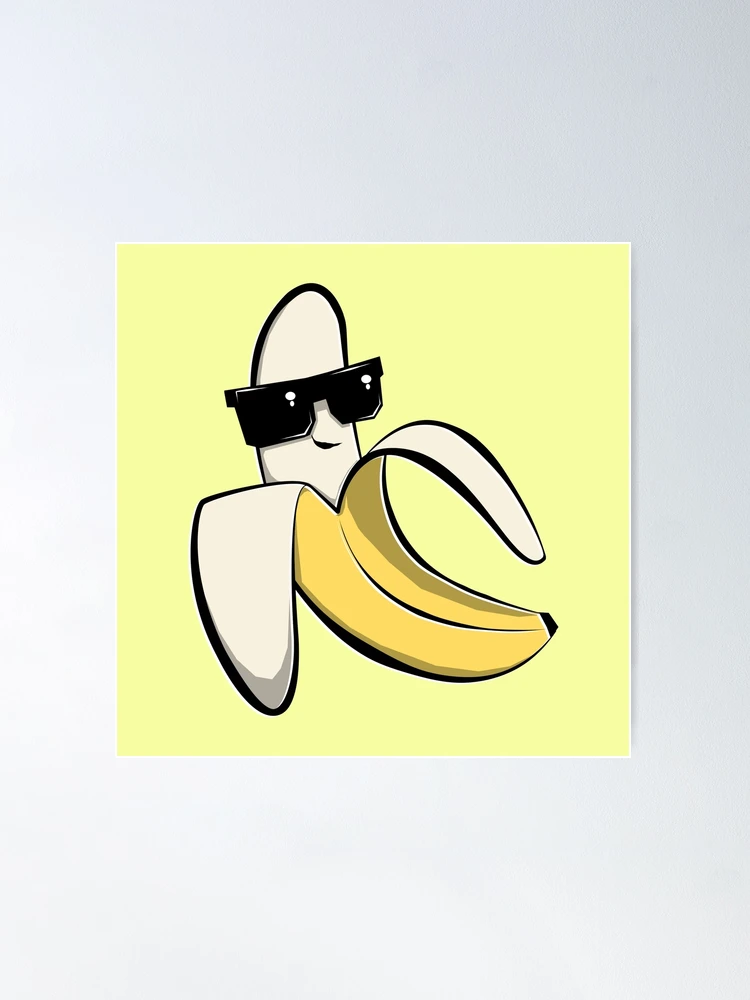 Coolest Banana with Sunglasses Kawaii 