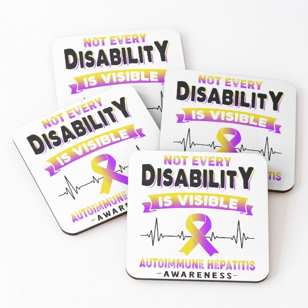 Item preview, Autoimmune Hepatitis Awareness - Not Every Disability Is Visible designed and sold by RidnerStore.