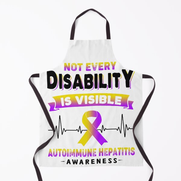 Item preview, Autoimmune Hepatitis Awareness - Not Every Disability Is Visible designed and sold by RidnerStore.