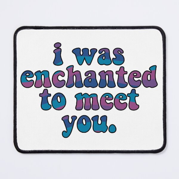 Item preview, Taylor Swift ‘i was enchanted to meet you.’ designed and sold by Sarah Swiftie.