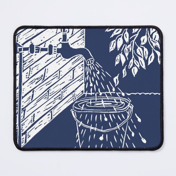 Item preview, 'Waste not want not' linocut Judy Evans Western Australia designed and sold by WaterProject.