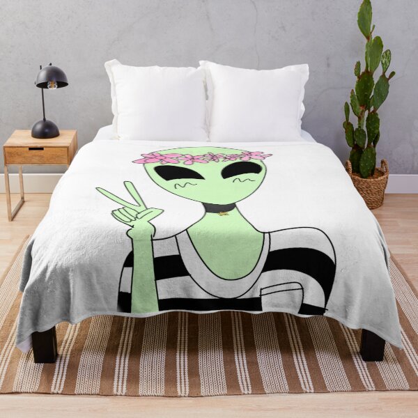 Item preview, Cute Alien with Peace Sign designed and sold by BestdesignerFM.