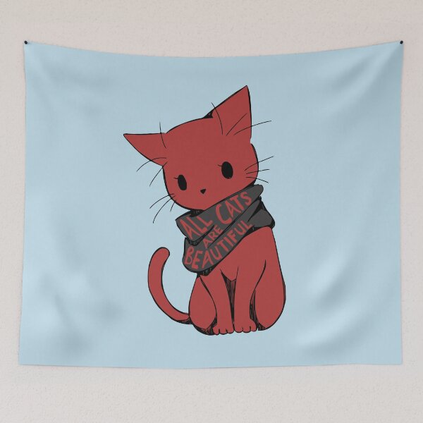 Item preview, All Cats Are Beautiful - Cute, ACAB, Meme, Punk  designed and sold by SpaceDogLaika.