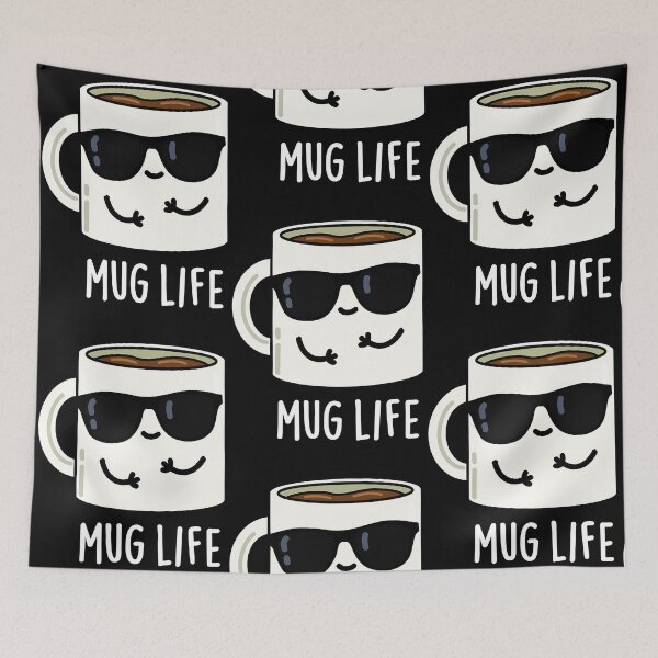 Item preview, Mug Life Cute Mug Pun  designed and sold by BrookeKe443687.