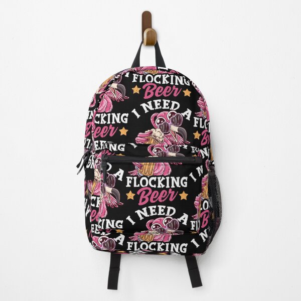 Item preview, FlamingosINeedAFlockingBeerPinkFlamingo designed and sold by RyanJon5044537.