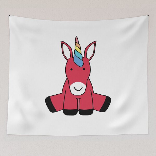Item preview, Red Unicorn Donkey designed and sold by Housestore.