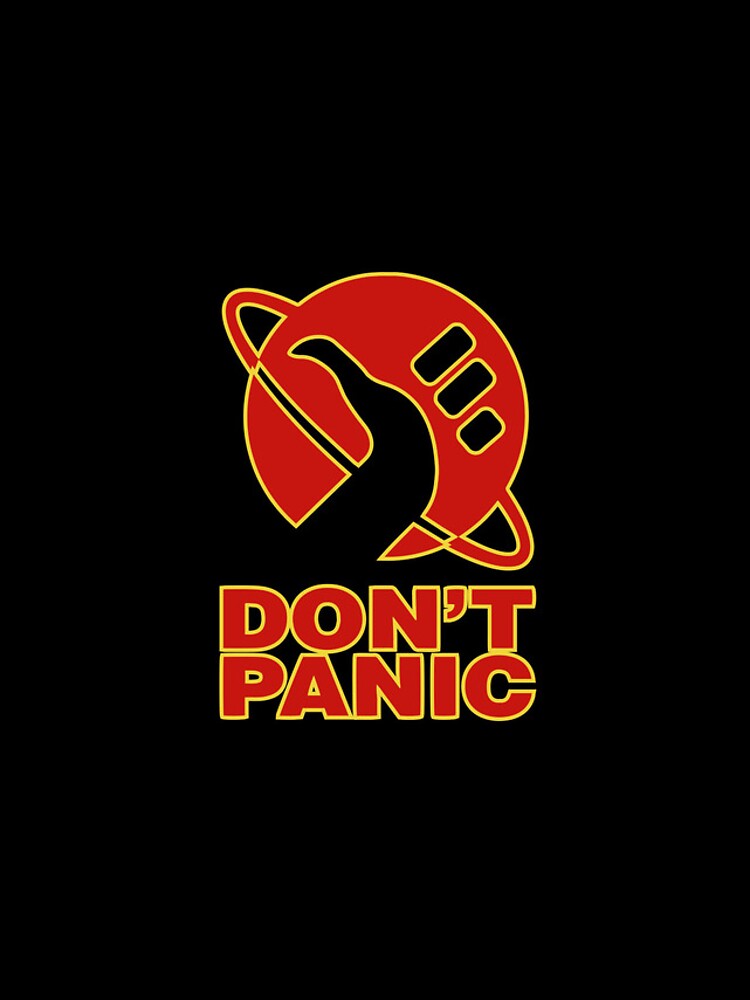 Don't Panic- HHGG iPhone Case for Sale by doomBotKV