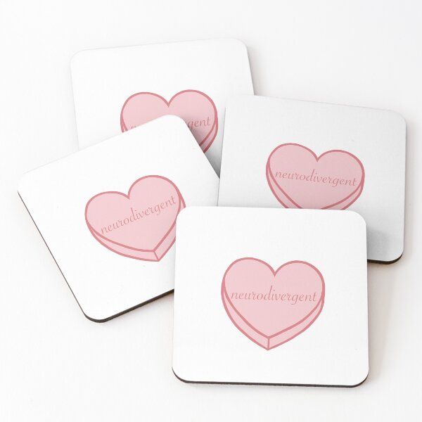 Item preview, Neurodivergent candy heart designed and sold by Kiki Knab-Tamblyn.