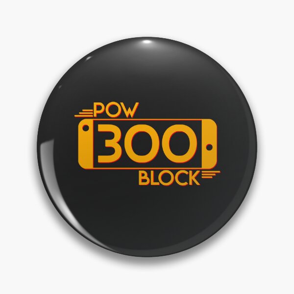Item preview, Pow Block 300 Logo designed and sold by BossRushGames.