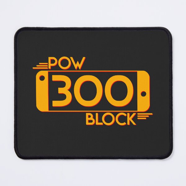 Item preview, Pow Block 300 Logo designed and sold by BossRushGames.