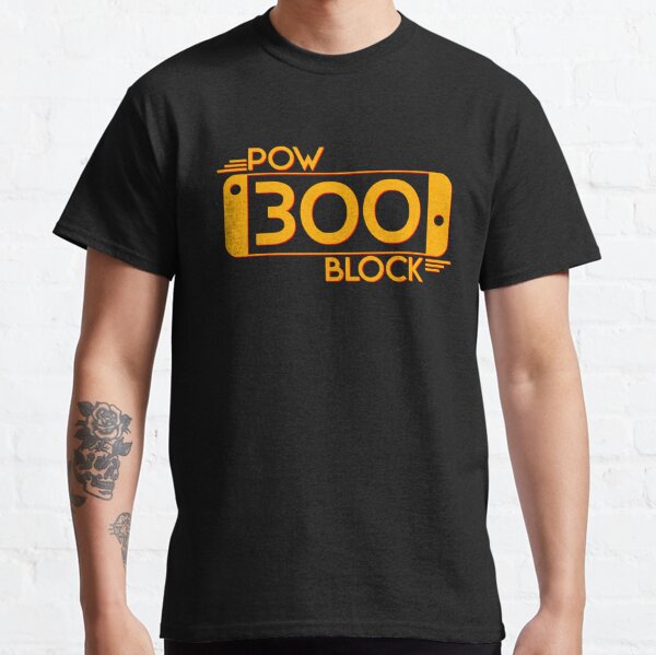 Pow Block 300 Logo Classic T-Shirt