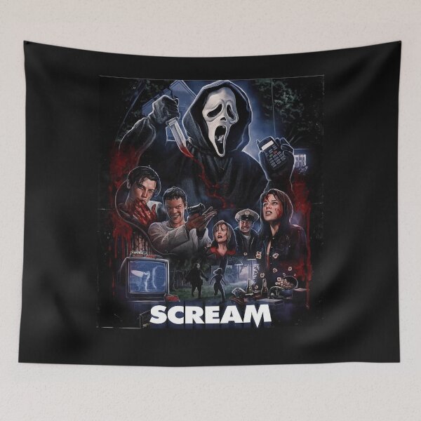 Item preview, Scream horror movie artwork poster   designed and sold by Codckee.