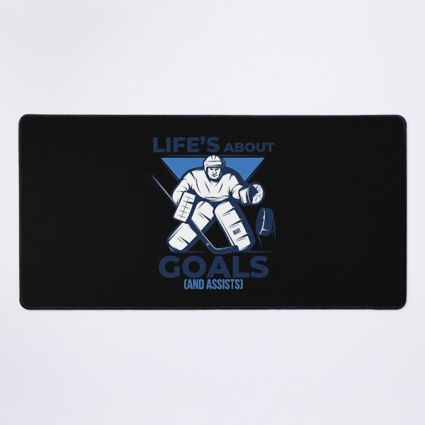 Cool Funny Life Goals & Assists Ice Hockey Game Team Players  Greeting  Card for Sale by AmyBass428291