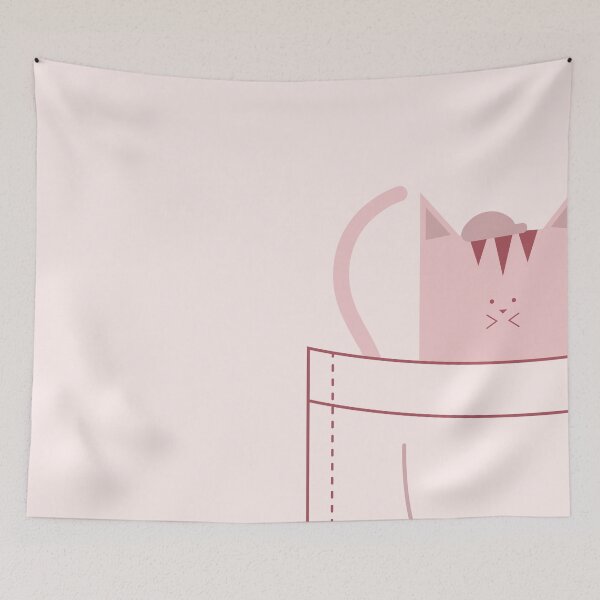Item preview, Red Pocket Tabby designed and sold by Jessica Emery-McGregor.