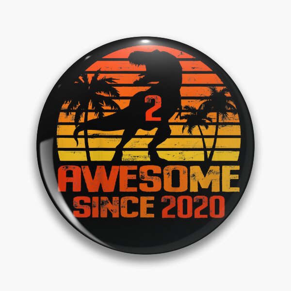 Item preview, Kids Funny 2nd Birthday Boy 2 Year Old Dinosaur Trex Awesome 2020 designed and sold by BrettPorter2612.